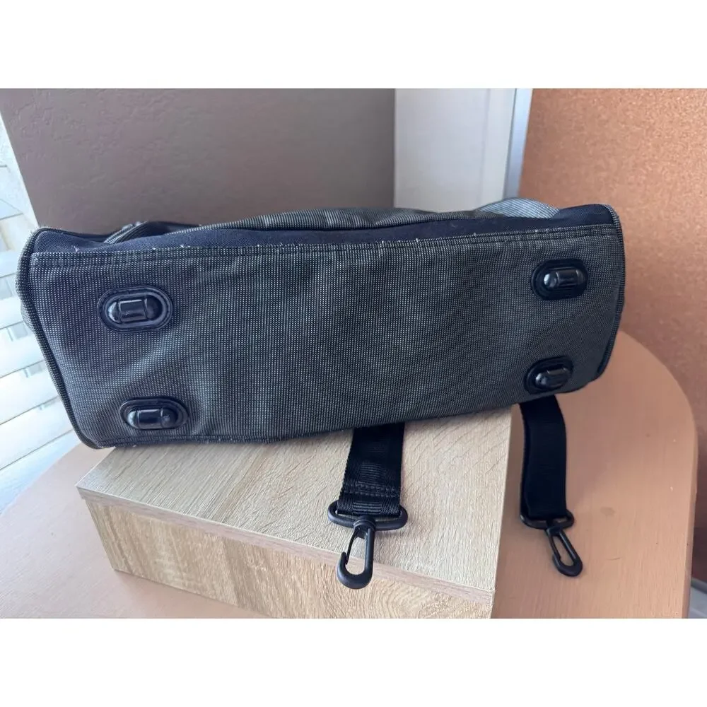 Atlantic Carry-On Travel Bag Black Briefcase Shoulder Strap